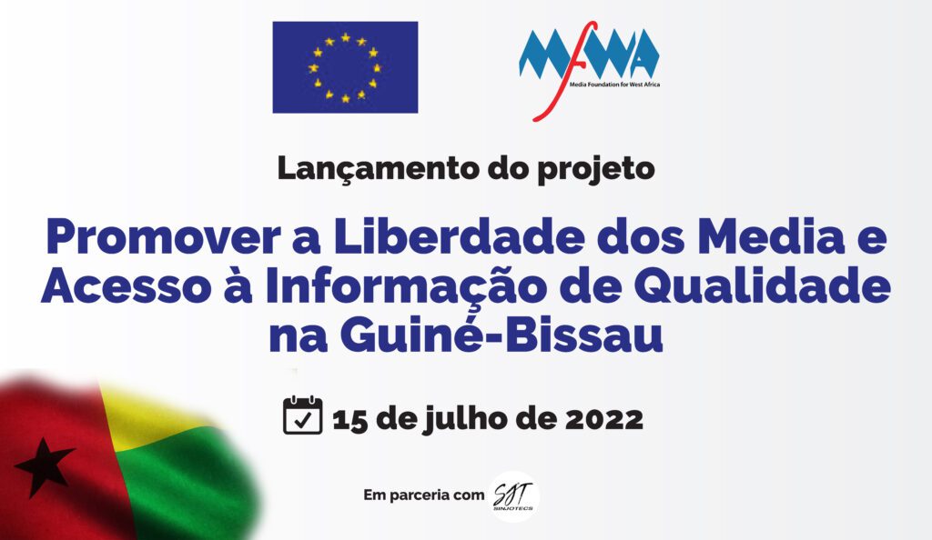 A MFWA, parceiros lançam projeto de apoio aos Meios de comunicação social na Guiné Bissau