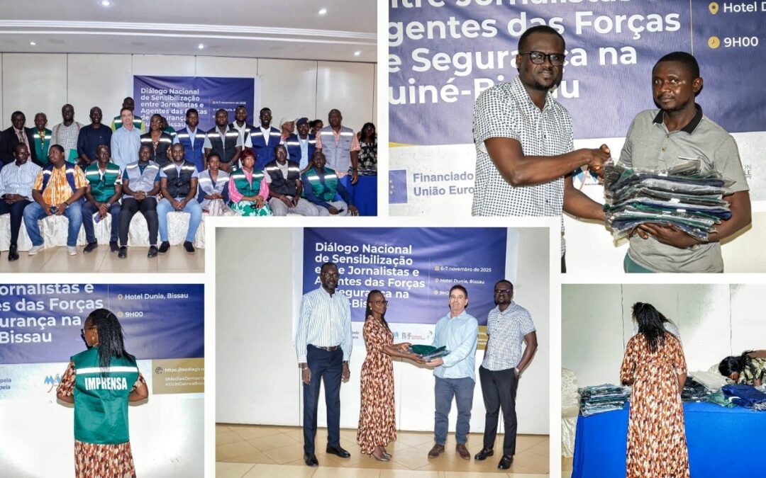 Guinea-Bissau: MFWA donates 300 reflective vests to support journalists’ safety on the eve of elections