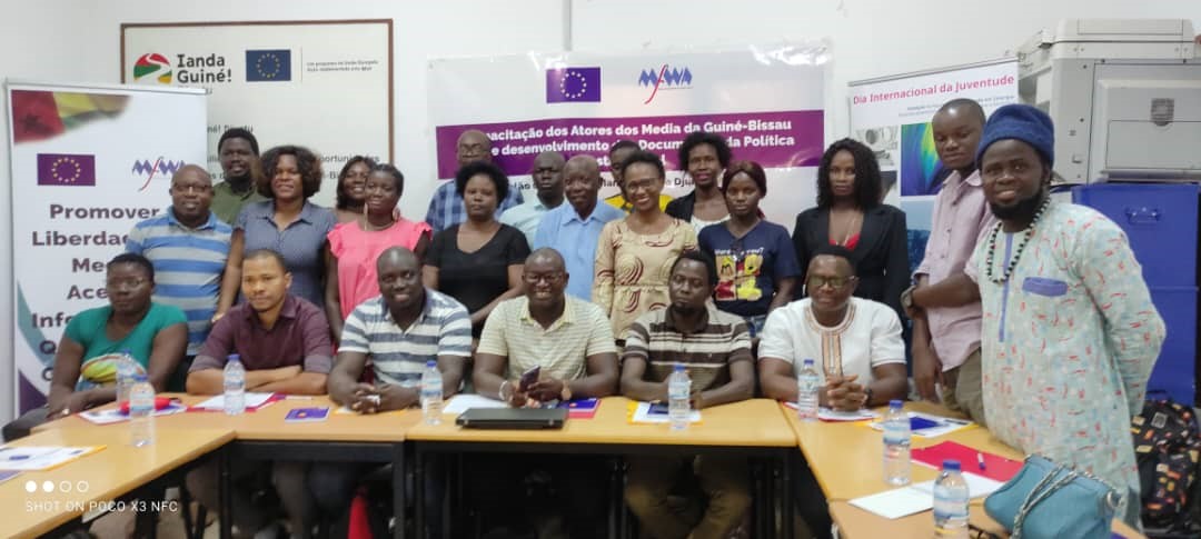 20 líderes de Actores de Media na Guiné-Bissau receberam formação em documentos de política institucional